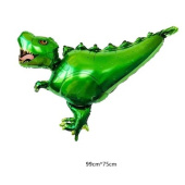Шар фольга фигура Динозавр Аллозавр зеленый