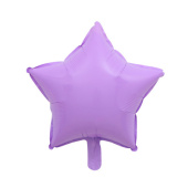 Шар фольга без рисунка 18'' звезда Сиреневая Lilac макарунс КА