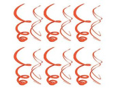 Украшение декор Спираль Orange Peel 55см(уп12)