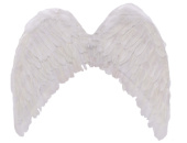Крылья ангела перо Белые 50х55см
