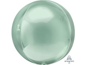 Шар фольга Сфера 3D Bubble Бабблс 16" Зеленая Green пастель 40см An