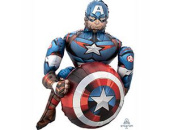 Шар фольга ХОД Мстители Капитан Америка 34" 86см 39" 99см An