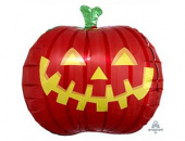 Шар фольга фигура Тыква 18"/45CM W X 18"/45CM H An США Шар фольга фигура Тыква 18"/45CM W X 18"/45CM H An США