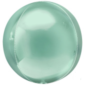 Шар Сфера 3D Bubble Бабблс 16" пастель Зеленый мятный 40см An