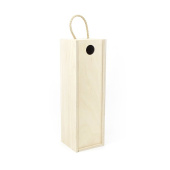Ящик деревянный для 1 бутылки вина Натуральный прямоугольник 35х11х11см