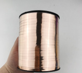 Лента бобина 5ммх500м металлик Розовое золото