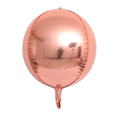 Шар фольга Сфера 3D Bubble Бабблс 32'' Розовое золото