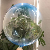 Шар фольга без рисунка Bubble Бабблс переливы Синий 24''/КА Шар фольга без рисунка Bubble Бабблс переливы Синий 24''/КА