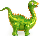 Шар фольга ХОД Динозавр Стегозавр Зеленый 39'' 99см FL