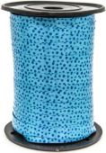 Лента бобина 5ммх250м Точки Синие Голубой