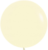 Шар латекс 24"/Sp пастель 620 макарунс Светло-желтый матовый