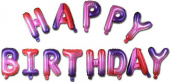 Шар фольга Буквы надпись Happy Birthday Розовый Градиент упак 14''/36см/FL 17374/новинка Шар фольга Буквы надпись Happy Birthday Розовый Градиент упак 14''/36см/FL 17374/новинка