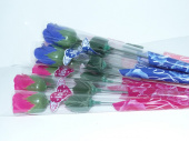 Мыльные лепестки Цветок Роза в конусе LOVE арома прозрач 30см А-1