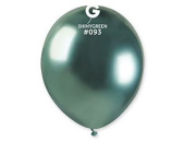 Шар латекс 5"/Gm A/50/93 хром Зеленый Shiny Green (100шт)