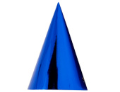 Колпаки фольга Синий уп6