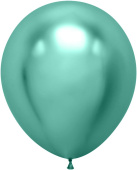 Шар латекс 18''/ДБ хром Зеркальные шары Зеленый (10шт)