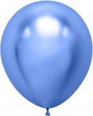 Шар латекс 18''/ДБ хром Зеркальные шары Синий (10шт)