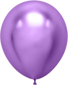 Шар латекс 18''/ДБ хром Зеркальные шары Фиолетовый (10шт)