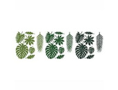 Украшение декор комплект Листья тропические зеленые (уп21) Польша