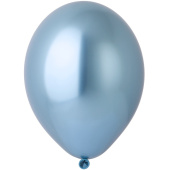 Шар латекс 12"/Bb B105/605 хром Glossy Blue (уп12)