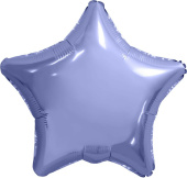 Шар фольга без рисунка 30" звезда пастель Фиолетовая AG