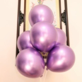 Шар латекс 12''/КА хром Фиолетовый (уп50)
