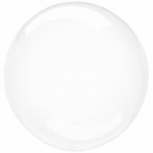 Шар фольга Сфера 3D Bubble Бабблс 36" прозрачная Transparent