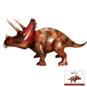 Шар фольга ХОД Динозавр трицератопс упак 46" 118см ВС