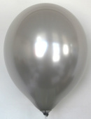 Шар латекс 5''/ЗБ M36 металлик Серебро 100шт