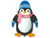 Шар фольга фигура Пингвин 39″ 83х98см Fm