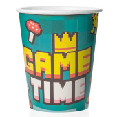 Стаканы бумага 250мл Game Time Пиксели уп6
