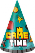 Колпак бумага Game Time Пиксели уп6