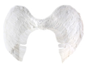 Крылья ангела перо Белые на резинке 60×80см