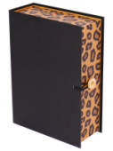 Коробка книга Леопард 13,5х20х6см