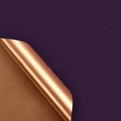 Пленка лист 58х58см двухсторонняя Золото Фиолетовая (уп20)