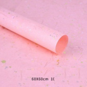 Пленка лист крошка Ярко Розовая 58х58см (уп10)