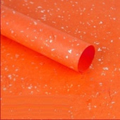 Пленка лист крошка Оранжевая 58х58см (уп10)