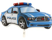 Шар фольга фигура Машина Полиция 31" 78 см GR