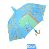 Зонтик полуавтомат с чехлом синий Динозавры