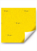 Бумага лист 67,4х97,4см Желтый фетр for you (уп2)