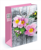 Пакет ML Розовые цветы