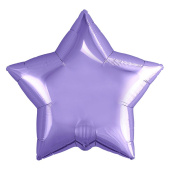 Шар фольга без рисунка 30" звезда Фиолетовая пастель AG
