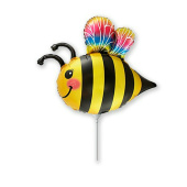 Шар фольга мини Пчелка Happy bee mini