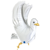Шар фольга фигура Голубь Dove 3D 37" 60х74см GR 