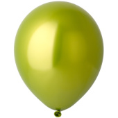 Шар латекс 12"/ВЗ хром Зеркальные шары Светло зеленый Light Green (25шт)