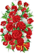 Плакат Букет роз