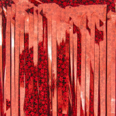 Занавес штора Дождик 60х200см голография Звезды Красный