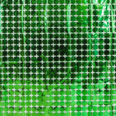 Занавес Мозаика 100х200см металлик Зеленый