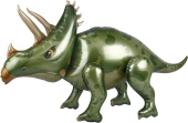 Шар фольга ХОД динозавр Трицератопс зеленый 40'' FL