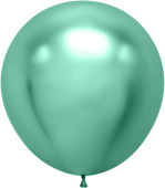 Шар латекс 36''/ДБ хром Зеркальные шары Зеленый 1шт